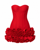 Vestido Rosso Fiore
