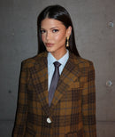 Blazer de Lã Xadrez Kendel