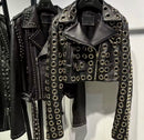 Jaqueta Biker Cropped