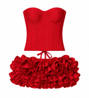 Vestido Rosso Fiore