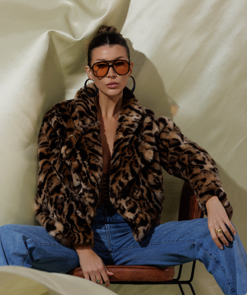 OverSize Animal Print Lendy Blazer