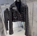 Jaqueta Biker Cropped