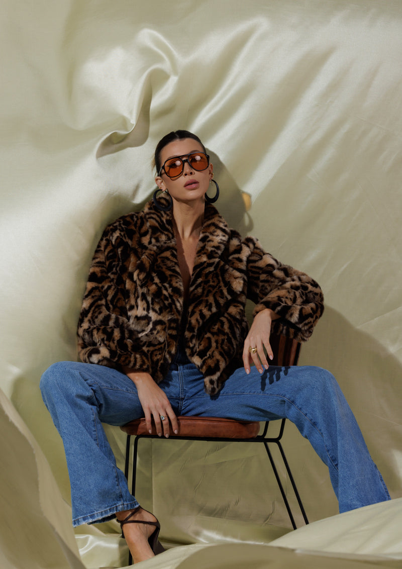 OverSize Animal Print Lendy Blazer