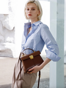 Bolsa Tote de Couro Anysse