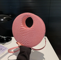 Bolsa Round Bag Croco Yveta