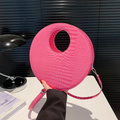 Bolsa Round Bag Croco Yveta