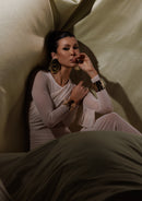 Vestido Longo com Transparência Ciara