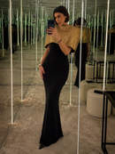 Top Cropped Capa Metalizada