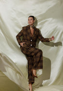 Calça de Lã Xadrez Kendel