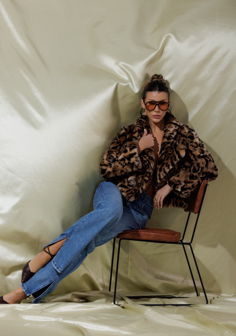OverSize Animal Print Lendy Blazer