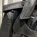 Jaqueta Cropped Croco Avant-Garde