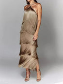 Vestido Fringe Eleganza