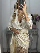 Saia Riviera com Franjas