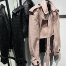 Jaqueta Cropped Croco Avant-Garde