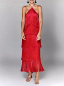 Vestido Fringe Eleganza