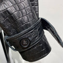 Jaqueta Cropped Croco Avant-Garde