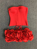 Vestido Rosso Fiore