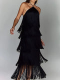 Vestido Fringe Eleganza