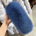 Headband de Luxo Imperial: Pele de Raposa Genuína