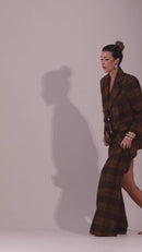 Calça de Lã Xadrez Kendel